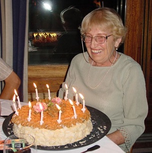Doritta an ihrem 80. Geburtstag, 2003